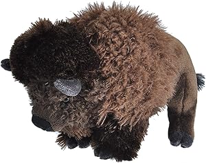 Wild Republic Bison Plush, Stuffed Animal, Plush Toy, Gifts for Kids, Cuddlekins 12 Inches