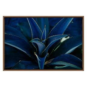 SIGNWIN Framed Canvas Wall Art Ultra Violet Duotone...