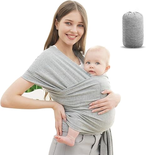 Fular Portabebe, Newlemo Portabebes - Hecho de Tela Suave y Elástica (Suave y Cómoda), Porta Bebes en Mochilas, Adecuado para Recién Nacidos, Bebés y Niños Pequeños: Amazon.es: Bebé