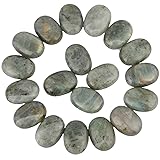 SUNYIK Labradorite Crystal Cabochons CAB for