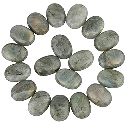 SUNYIK Labradorite Crystal Cabochons CAB for