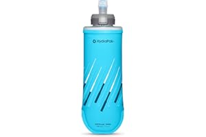 HydraPak SoftFlask Speed 500ml - Compressible Soft Flask Water Bottle, Perfect Fit for Hydration Vests and Running Packs with