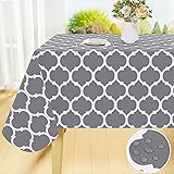 Smiry Rectangle Table Cloth, Waterproof Vinyl