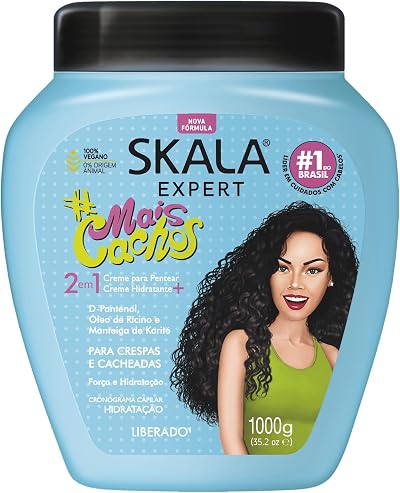 Skala Creme Hidratante para Pentear Mais Cachos 1kg - Brazil Moisturizing