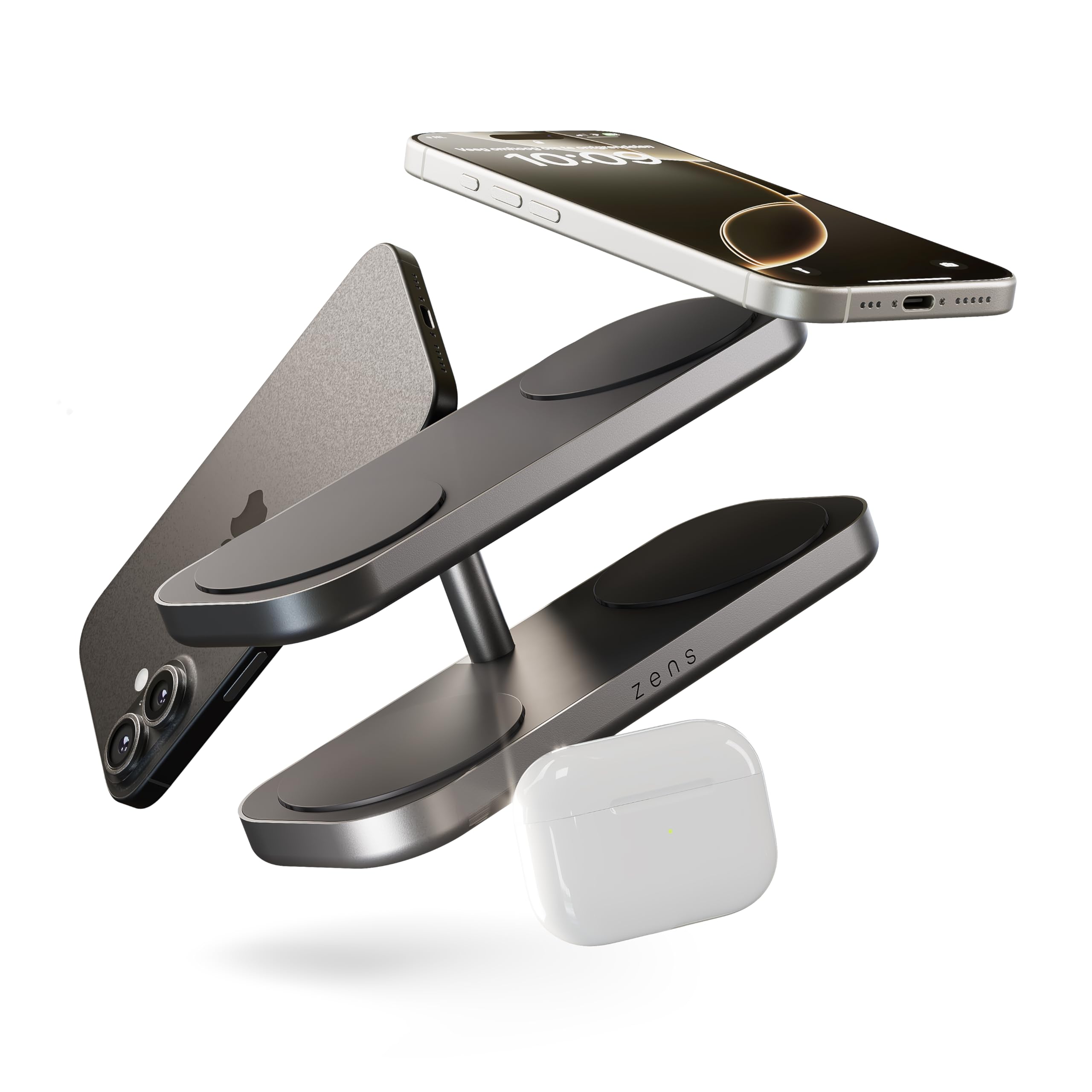 Zens Quattro Pro 4-Device Wireless Charg...