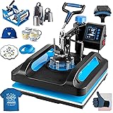Leomru 15x15 Heat Press Machine, 8 in 1 Heat Press