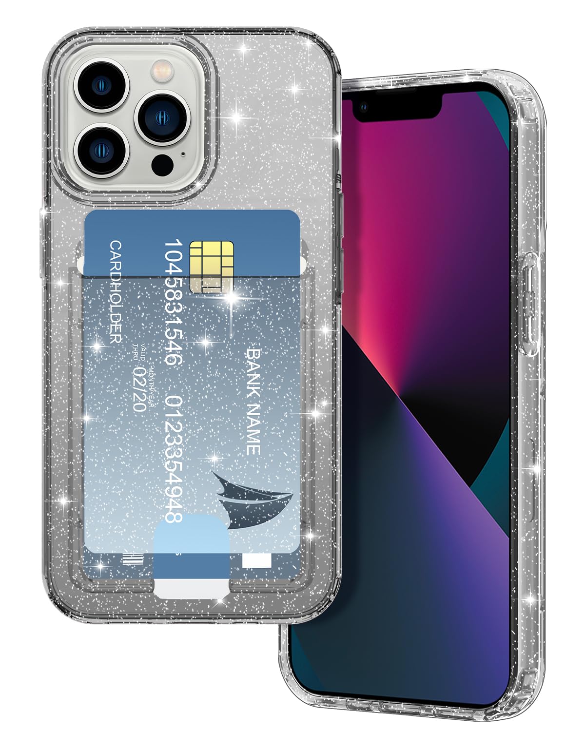 Petocase for iPhone 13 Pro Wallet Case,Card Holder