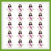 Seprochoo 20 Pcs Little Jesus Figures Mini Jesus Figurines in Bulk Tiny Jesus Figures