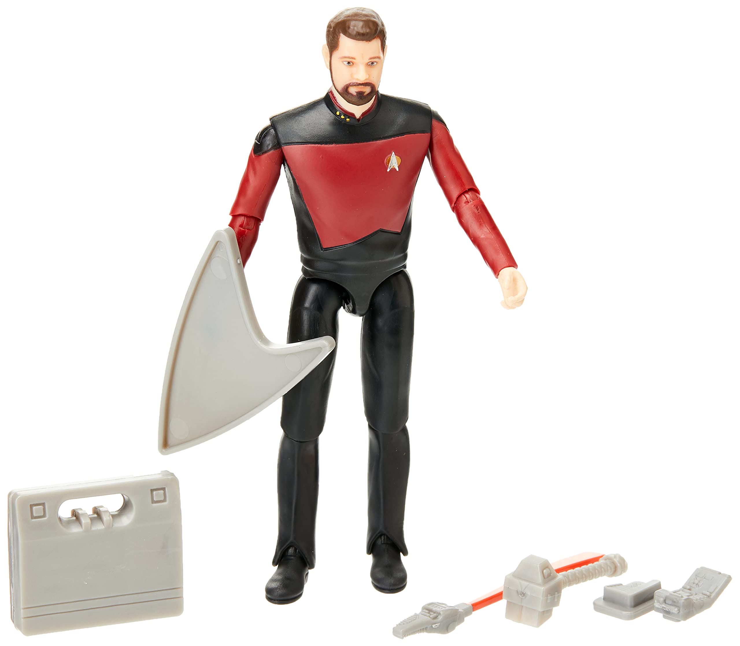 BANDAI Star Trek Commander Will Riker Action Figure - 5" Articulated TNG Toy - Star Trek Gift โ image 1