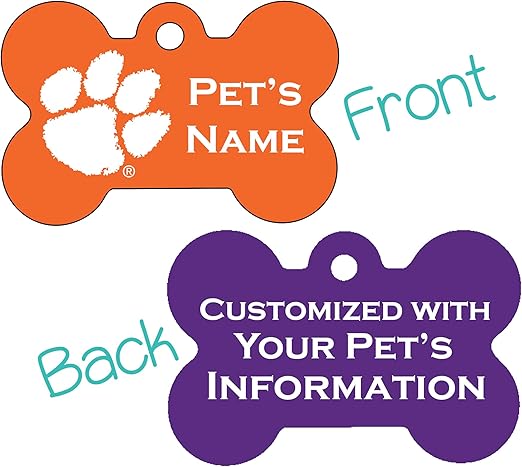 clemson dog tag