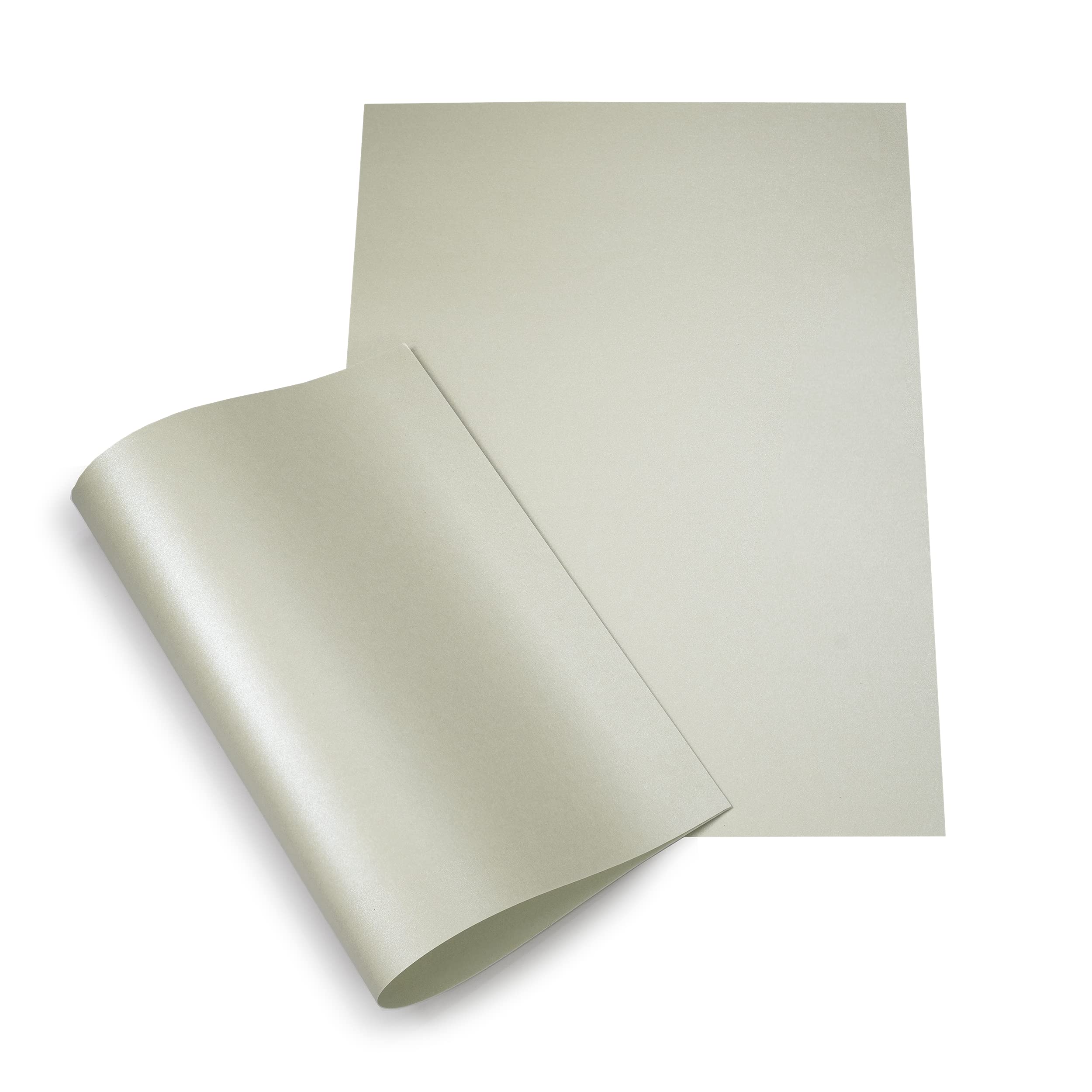 Papertent A4 Double-Sided Pearl Card, 250gsm 20 Sheets - Peppermint Sparkle