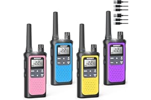 NXGKET Walkie Talkies Long Range for Adults Kids, Rechargeable 2 Way Radios 22 Ch with 1800mAh Li-ion Battery USB-C Cable NOA