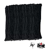 300pcs Black Pipe Cleaners Bulk Craft,Chenille