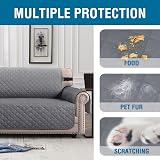 H.Versailtex Water Resistant 3 Seater Sofa Cover for Pets & Kids view 5