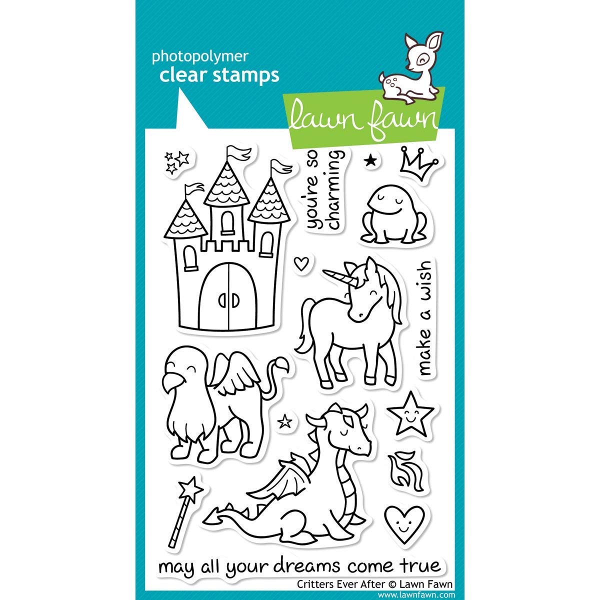 Lawn Fawn Clear Stamps 10cm x 15cm -Critters Ever After