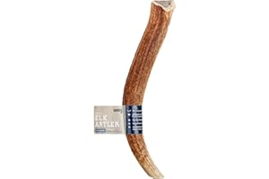 Amazon Brand - Wag Elk Antler - Whole - Long Lasting for Aggressive Chewers - X-Large 9.5-10.5 inches (Best for Dogs over 45 lbs)