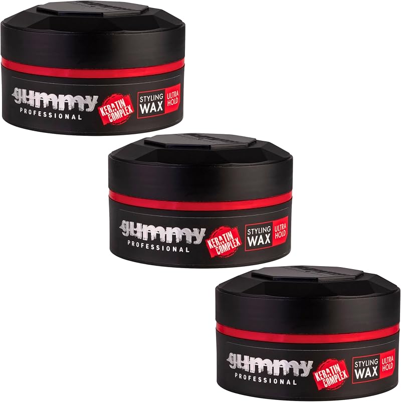 Cocall Gummy Hair Wax 150ml Ultra Hold Moisturization Bright Look Pack of 3