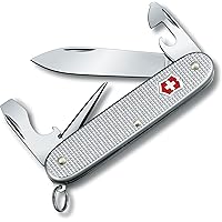 Victorinox Swiss Army 53960 Pioneer Pocket Knife, Silver Alox, 91mm