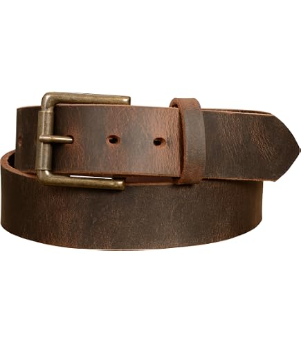 Genuine American Bison Dress Belt - 1.25