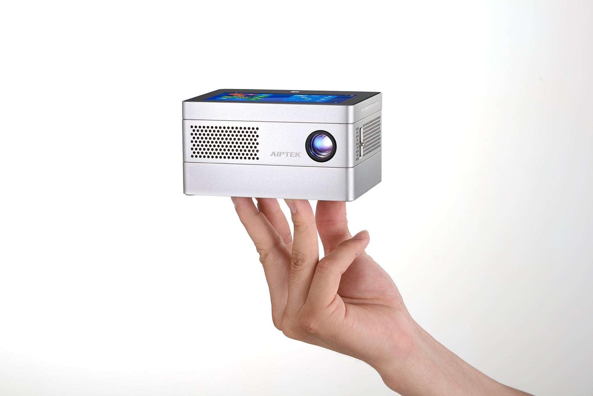 Aiptek 430065 iBeamBlock Ultimate Stackable Computing Projection System - Silver