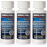 Kirkland Men Hair Loss Regrowth Revitalizes Hair Follicles 5% Minoxidil Topical Solution 3 Months Supply Size 3 X 2 Fl. Oz (6