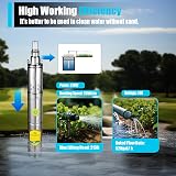 ROGONPDK 370W 24V Submersible Deep Well Pump Solar Water Extraction Irrigation view 3