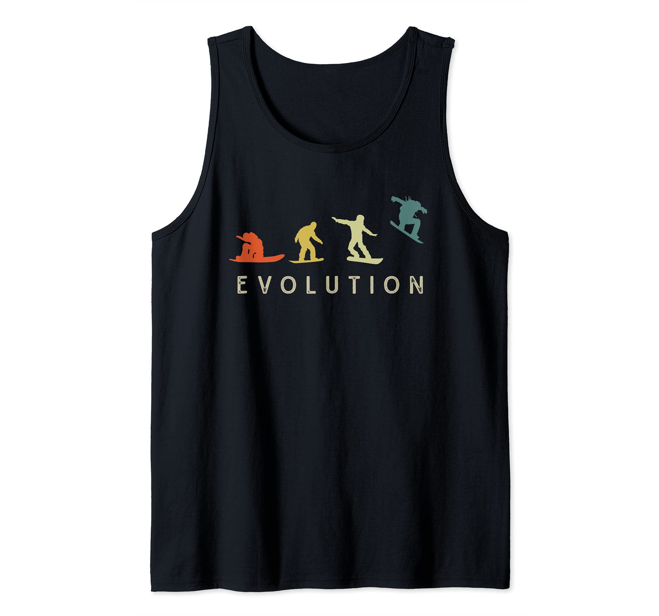 Vintage Snowboarding Evolution Freestyle Snowboard Vacation Tank Top