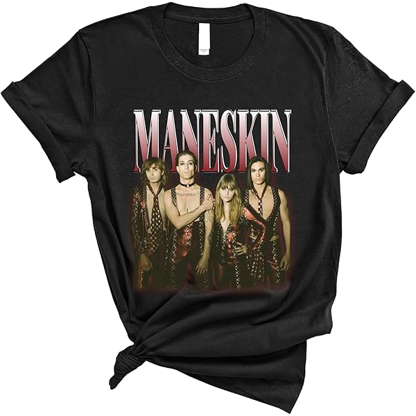 Amazon.com: Måneskin Pink Fisheye T-Shirt : Clothing, Shoes & Jewelry