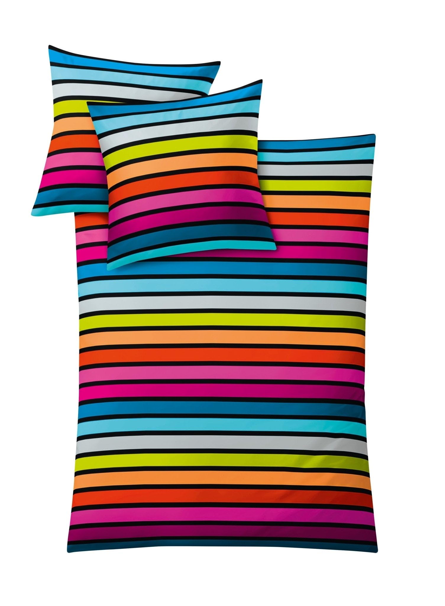 Kleine Wolke 6109148954 Rimini Bed Linen 155 x 220 cm Multi-Coloured