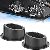 KEMIMOTO Pairs of 6.5 Inch Speaker Pods, Universal Angled Boxes Enclosures for 6.5" Speakers Compatible with UTV, RV, Car, Ma