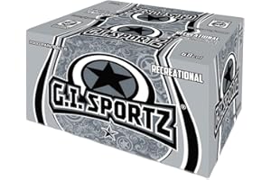 GI SPORTZ 1 Star Recreational PAINTBALLS 2000 Rounds Paint Balls (Orange Fill)