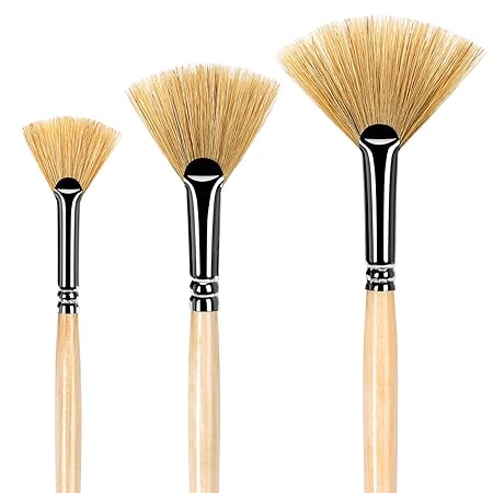 set da 8 colori acrilici lavabili acquerelli Set di pennelli per olio  Pennelli piatti da artista