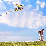 HONBO Airplane Jet Kite for Kids and Adults Beginner Kite with Handle and String view 4