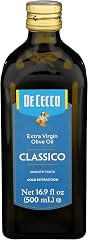 De Cecco Extra Virgin Olive Oil, Classico, Cold Extraction, Great for Cooking & Smooth Taste, 16.9 Fl Oz