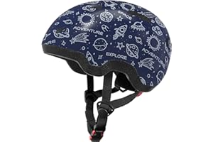 MOUNTALK Toddler Bike Helmets for Age 1-4 Years Old Boys and Girls, Adjustable Kids Helmets from Infant/Baby to Children (Galaxy,XS)