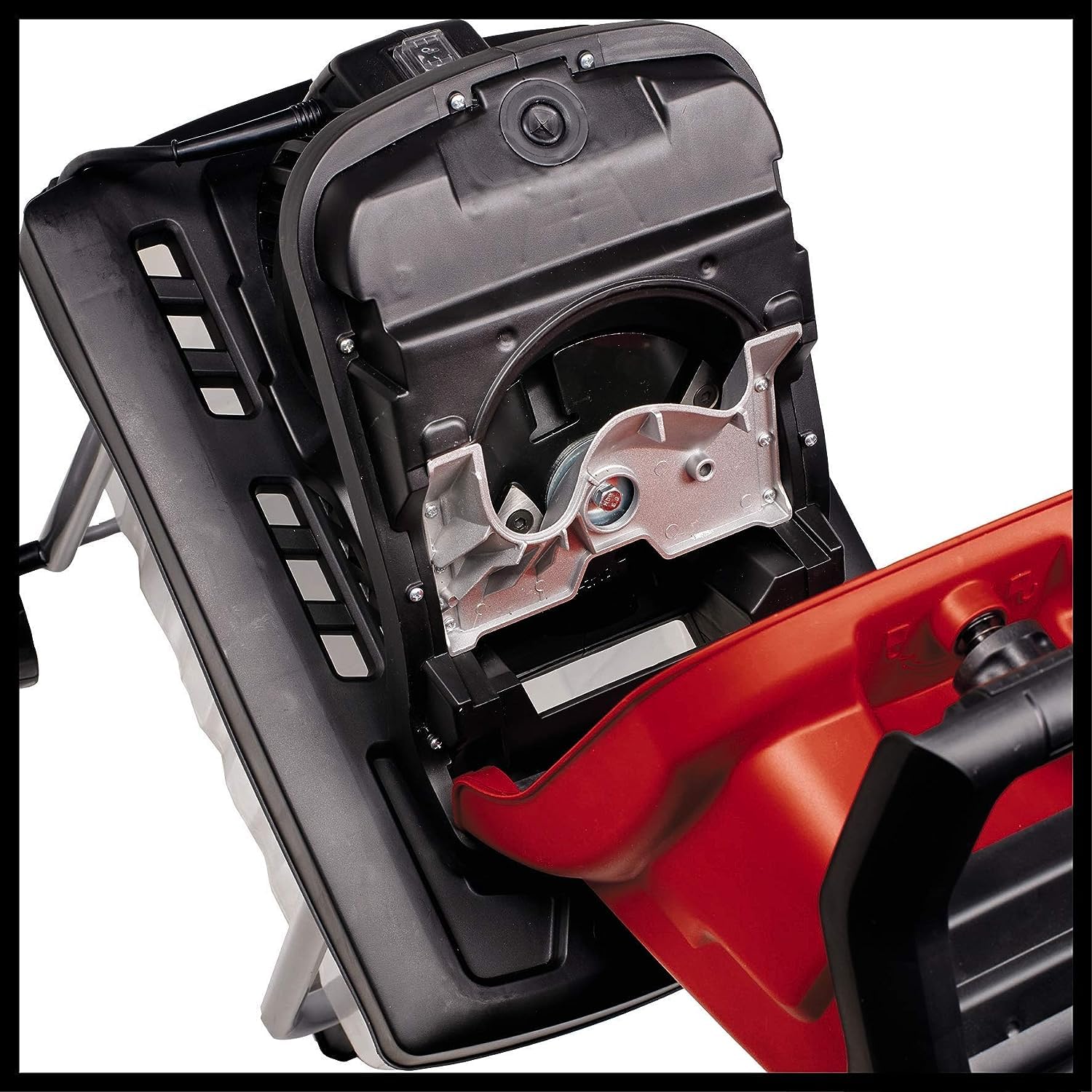Einhell Elektro-Messerhäcksler GC-KS 2540 CB (2.500 W, Max. 40 Mm Aststärke, 2 Wendemesser Aus Stahl, 55 L Fangbox, Transportgriff, Stopfer) 8