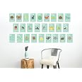 Amazon.com: English Alphabet 5x7 Wall Cards, Our World, Nature Themed ...