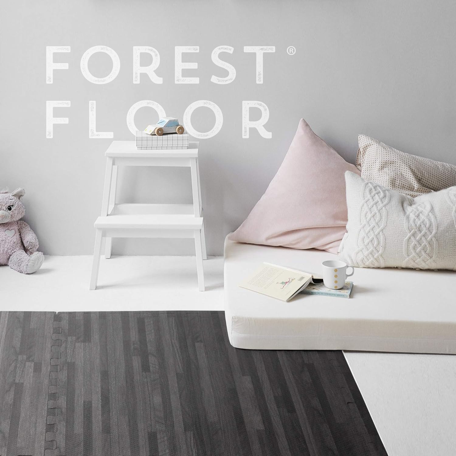 Gloglow Printed Wood Grain Interlocking Foam Anti Fatigue Floor