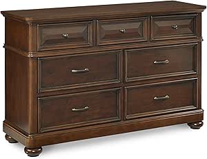 Delacora HM-8468-410 Expedition - Cómoda de Madera Dura con 7 cajones