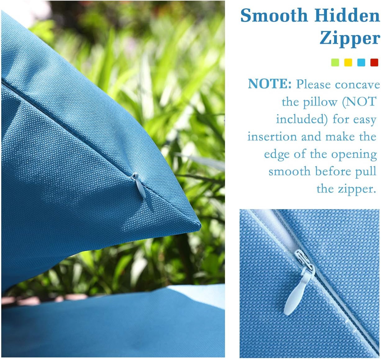Lewondr Waterproof Outdoor Cushion Cover - Image 4