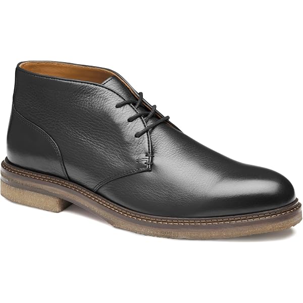 Johnston & Murphy Sheepskin Boots Mens Size 8.5M Black Leather Chukka Ankle Johnston & Murphy | Shoes | 9m Johnston Murphy Sheepskin  main image 3