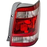 TYC Right Tail Light Assembly Compatible with 2008-2012 Ford Escape | Supports clear rear signaling and visibility with a durable housing and reliable light output