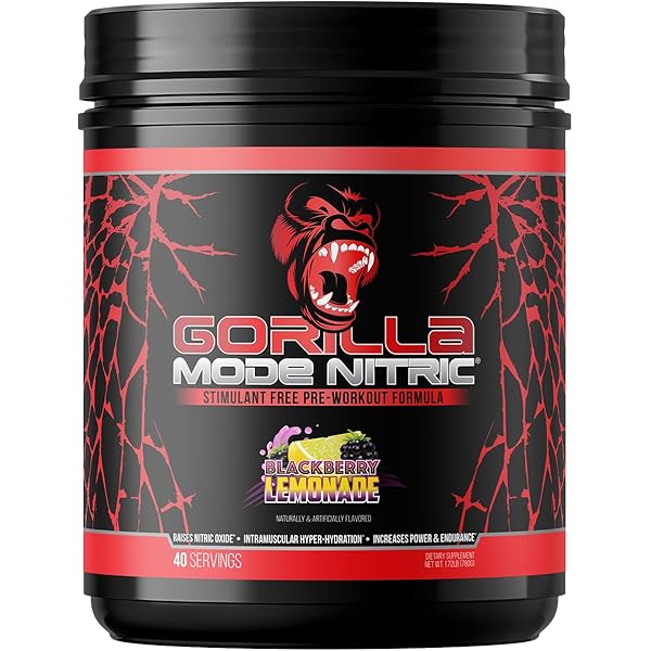 Amazon.com: Gorilla Mind Pre Workout - Massive Pumps Laser Focus