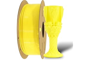 OEM MIKA3D 1KG Yellow PLA 3D Printing Filament, 1.75mm High Diameter Tolerance, Support for Most 3D Printer/Pen, 2.2lbs Normal PLA 3D Printing Material