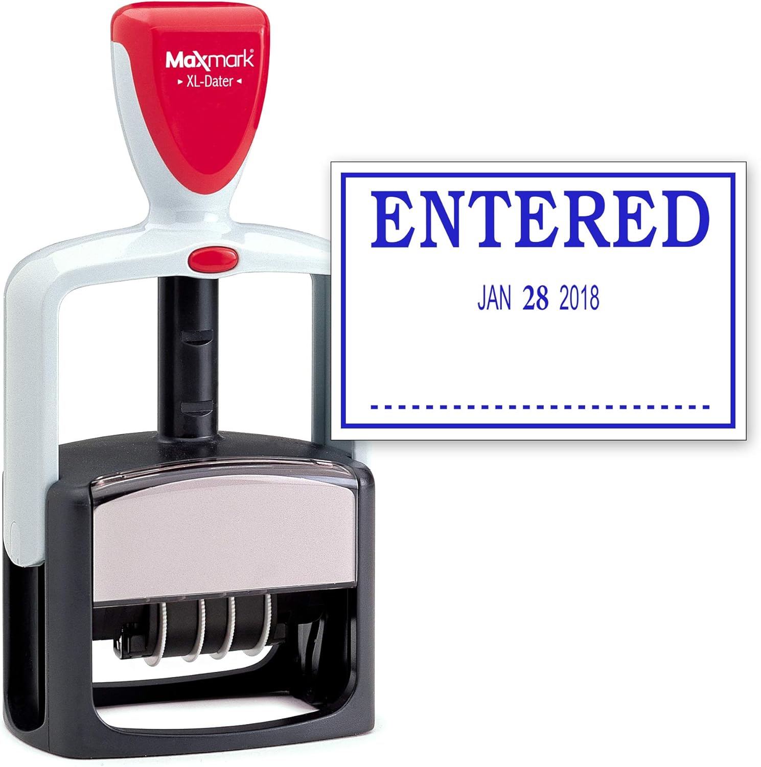MaxMark Heavy Duty Style Date Stamp with Entered self