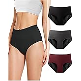TIICHOO Incontinence Underwear for Women Washable Protective Briefs 3 Pack