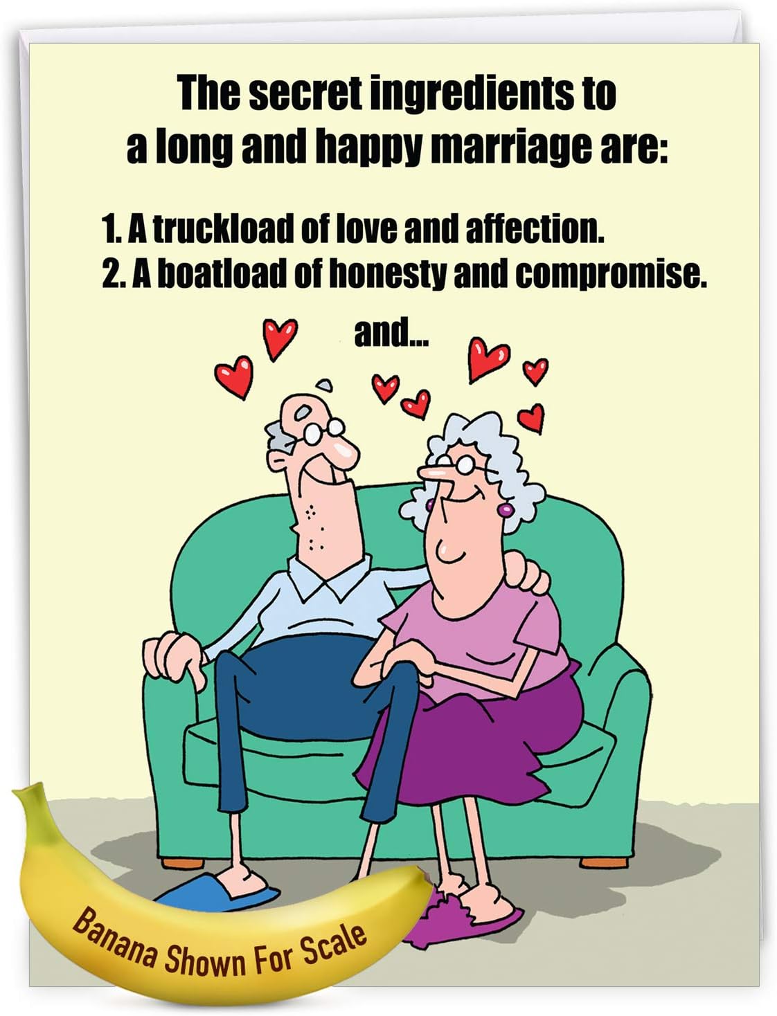 Secrets De Mariage Anniversaire Humoristique Papier Carte 1 Jumbo Anniversary Card Enve J9780 Amazon Fr Fournitures De Bureau