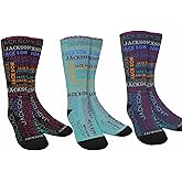 Artsadd Custom name text&photo socks Your Text on Solid Color Black Personalized Funny Crew Sock Gifts