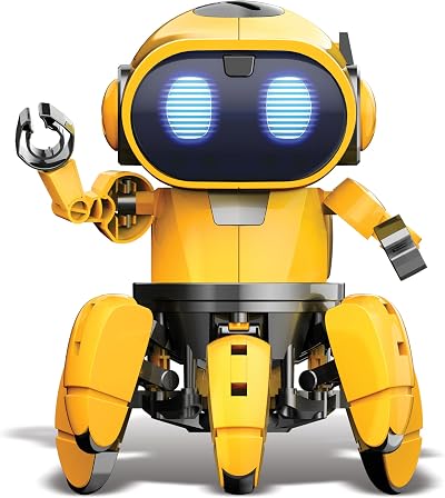 CONSTRUCT & CREATE Tobbie Self-Guiding AI Robot Kit 114 pcs STEM