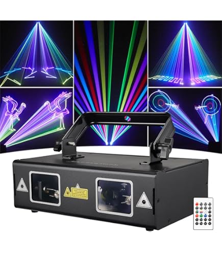 Amazon.com: ADJ Products, Sweeper Beam Quad LED, Colored LED Beams
